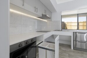 high physical support ktichen in rural view